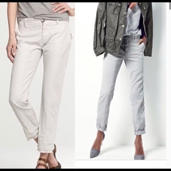 J. Crew Sunday Slim 100% cotton Chino pants White new - Picture 1 of 8